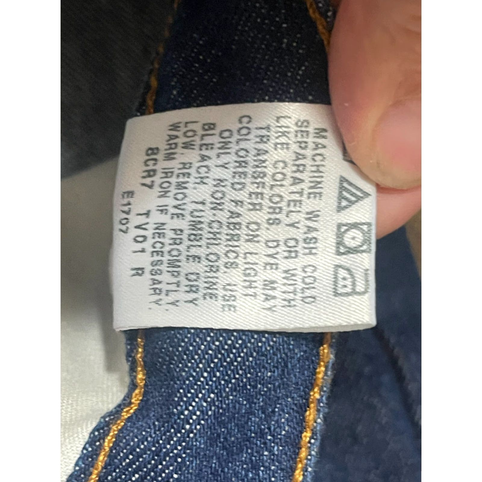 Red Kap RED KAP Jeans, Men, Jeans, 32-32, Blue, Dark Wash, Denim, Straight, 5-Pocket, Cotton, Regular, Inseam 32, Button Zip, Vintage No Size US 32 / EU 48 - 5 Thumbnail