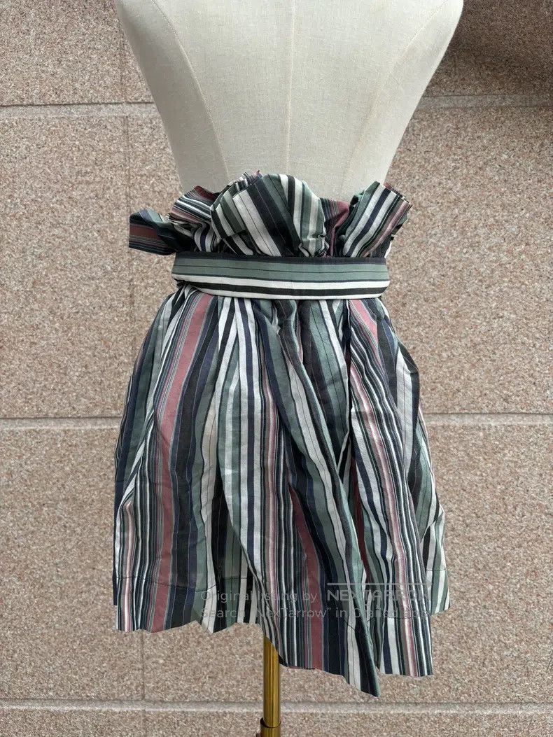 Vivienne Westwood Vivienne Westwood size 3 Striped skirt pants with elastic w Size 27" / US 4 / IT 40 - 3 Thumbnail