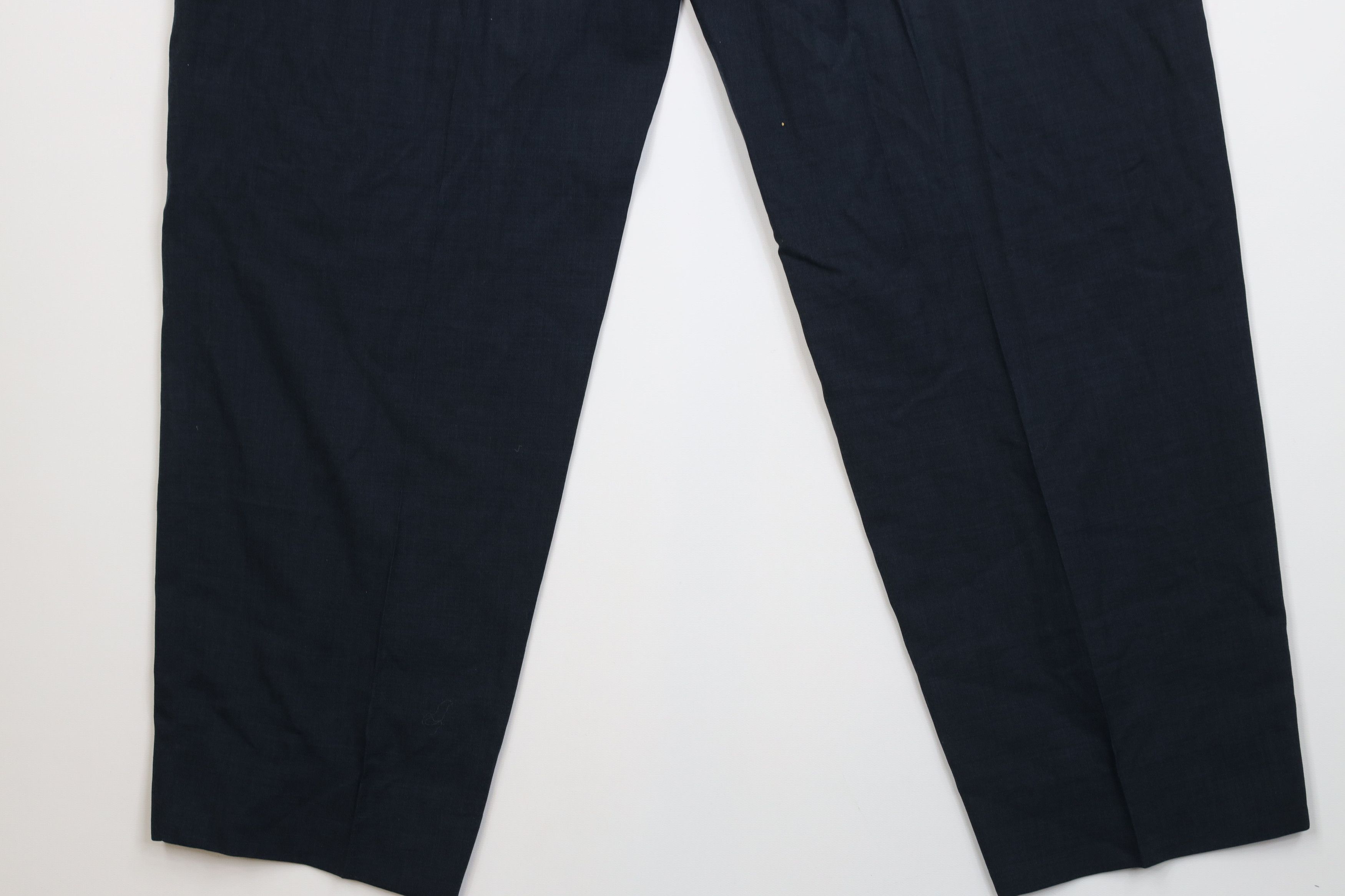 Vintage Vintage 50s Hollywood Regency Knit Chino Pants Blue USA Size US 34 / EU 50 - 15 Thumbnail