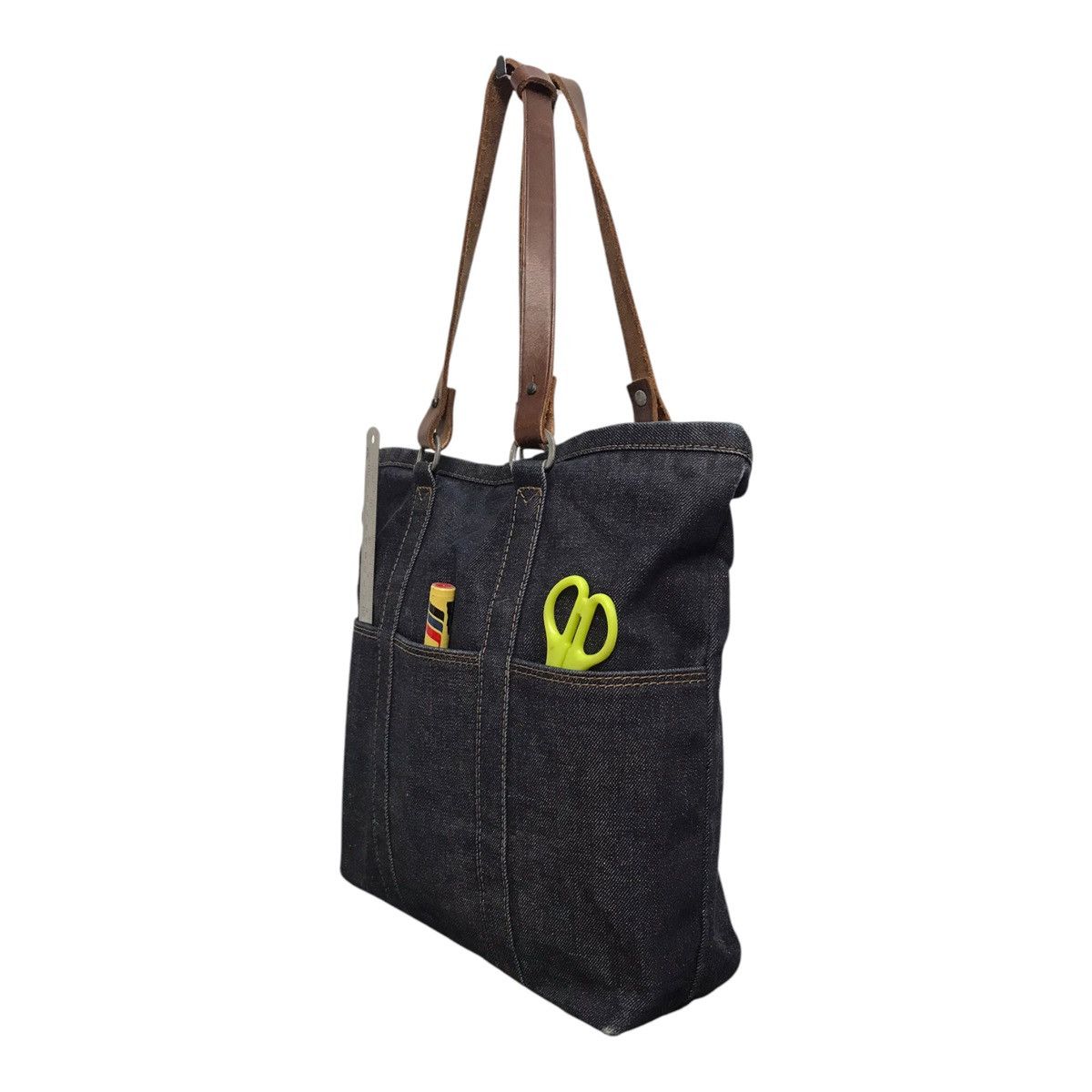 Hysteric Glamour × If Six Was Nine × Japanese Brand Denim Indigo Tote Bag Size ONE SIZE - 5 Thumbnail