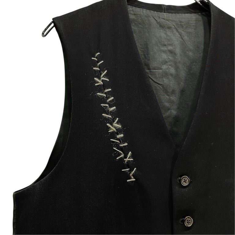 Yohji Yamamoto yohji yamamoto Y's for men wool gabardine vest Size US XXL / EU 58 / 5 - 6 Thumbnail