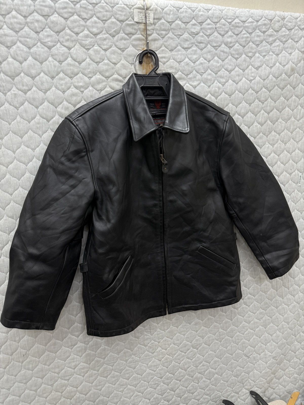 Genuine Leather 🔥🔥🔥ARCHIVE VINTAGE RBC LEATHER JACKET Size US L / EU 52-54 / 3 - 2 Thumbnail