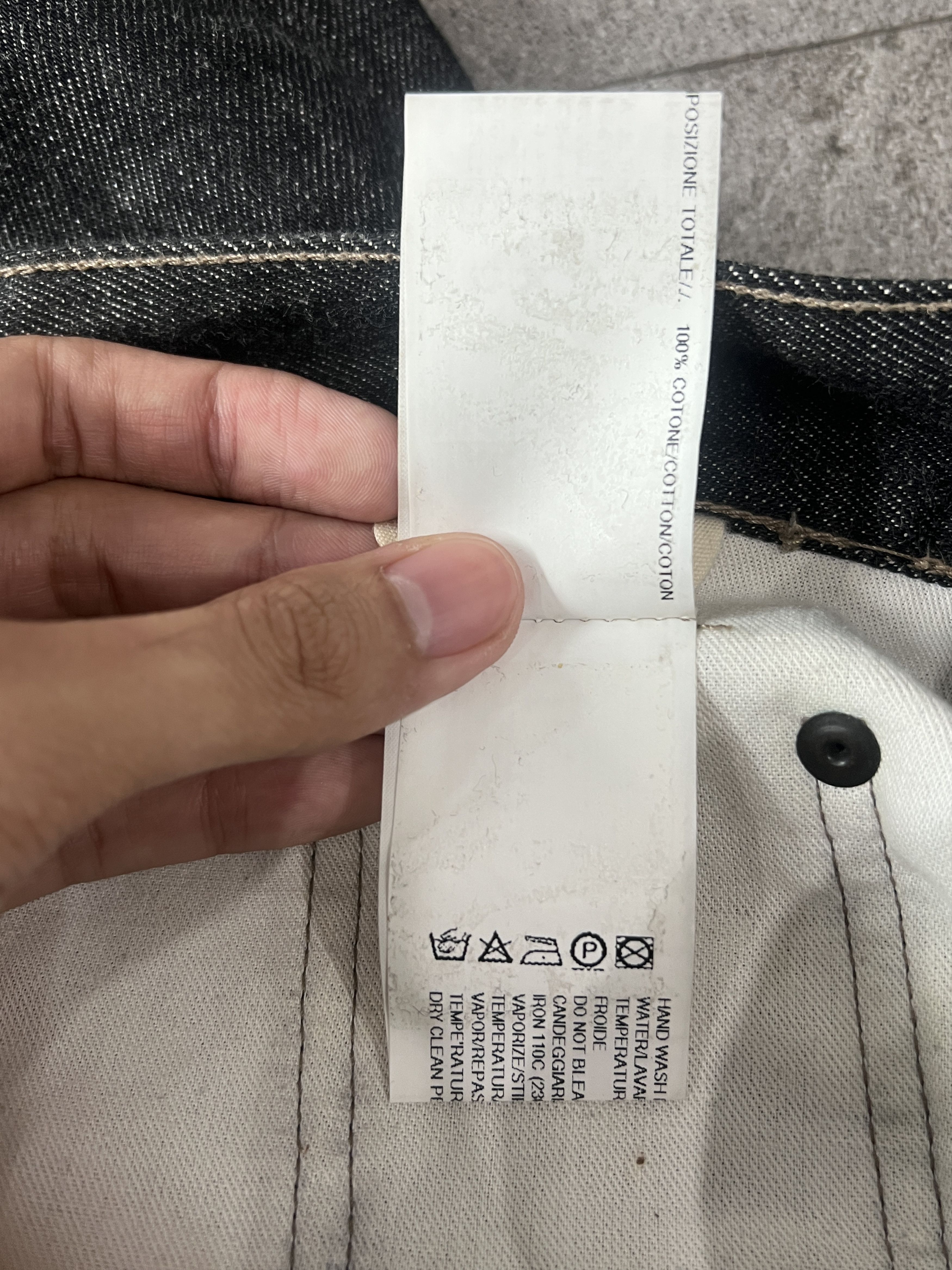 Rick Owens Drkshdw Rick Owens DRKSHDW Sarouel Cropped Denim Pants Size US 30 / EU 46 - 8 Thumbnail