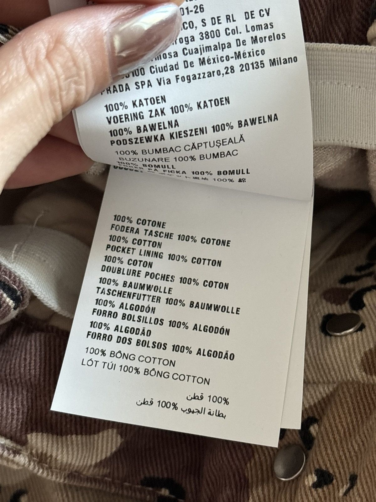 Miu Miu Miu Miu high waisted camo pants Size 27" / US 4 / IT 40 - 10 Thumbnail