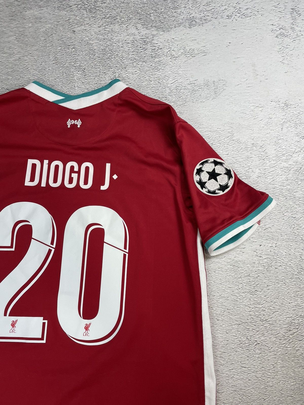 Nike × Vintage DIOGO J. Liverpool 2020/21 Nike Champions League Jersey y2k Size US M / EU 48-50 / 2 - 9 Thumbnail