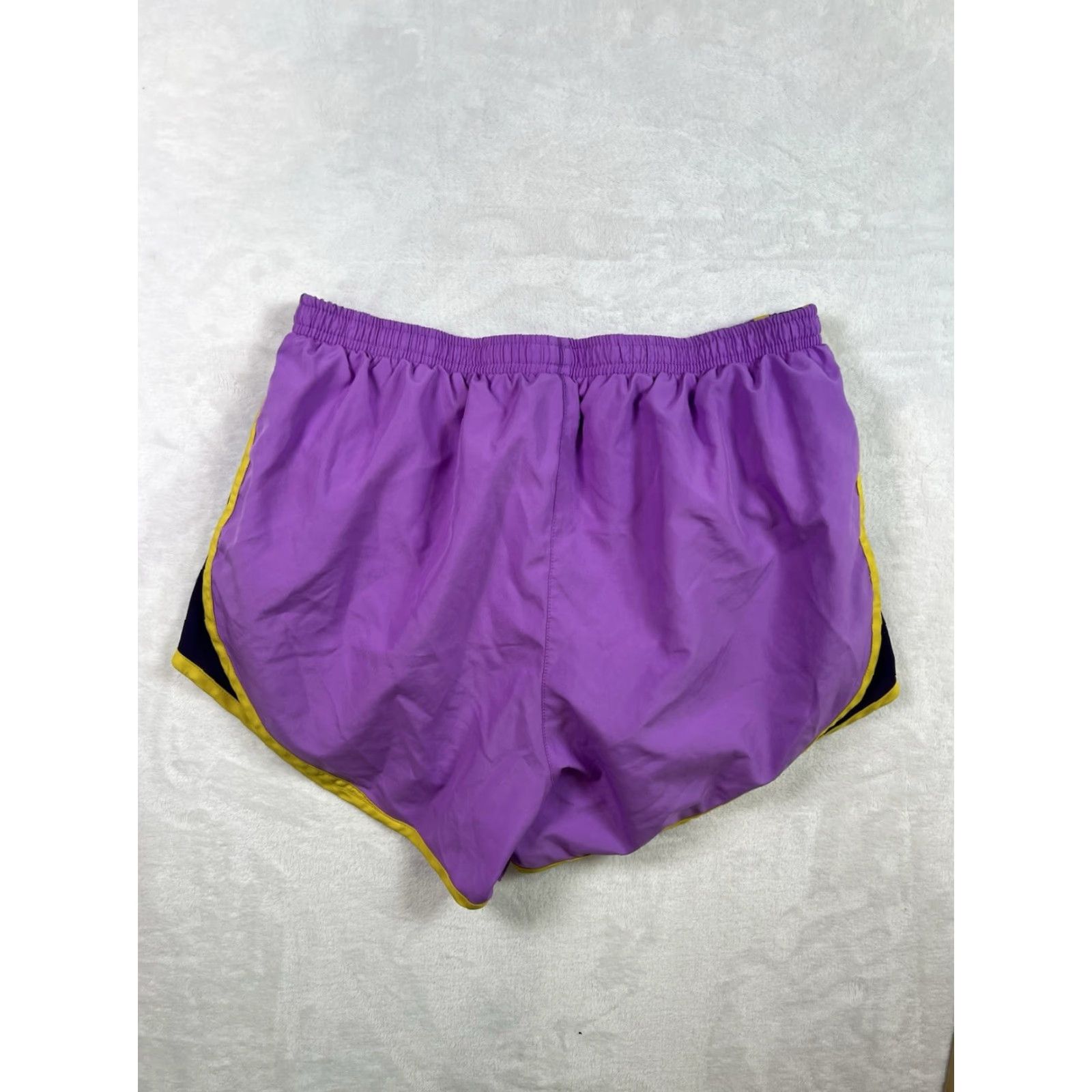 Nike Nike Women's Dri-Fit Running Shorts Purple Yellow Polyester Size Medium Athletic Activewear Shorts Size 32" / US 10 / IT 46 - 5 Thumbnail