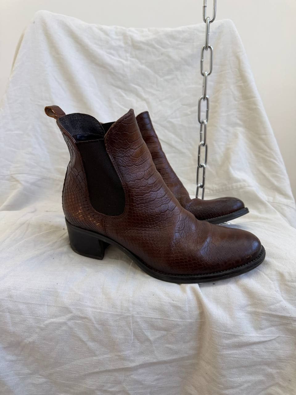 Hedi Slimane Avant Garde hedi slimane Leather Pythone leather y2k vintage Size US 6 / EU 39 - 7 Thumbnail