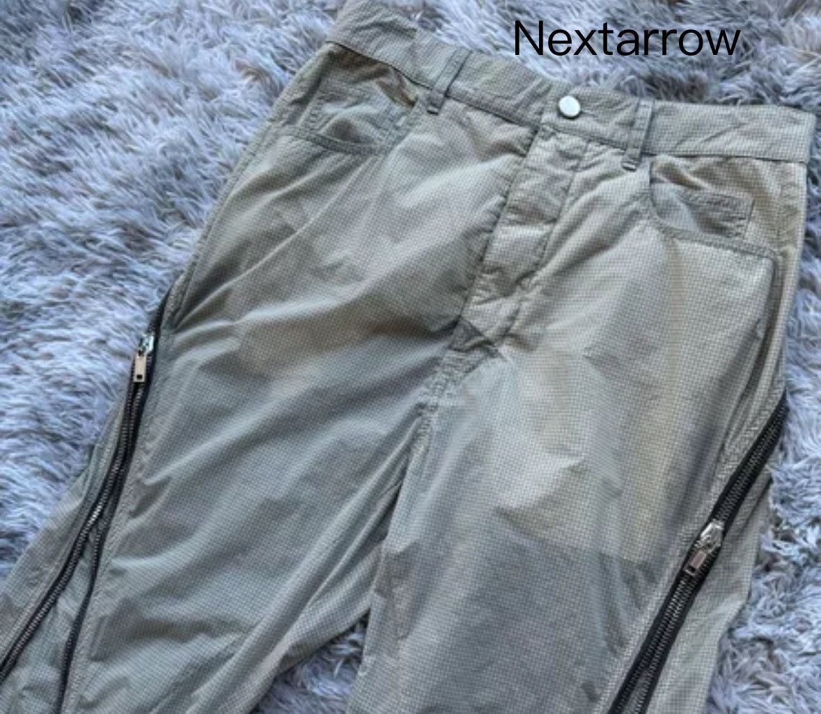 Rick Owens Rick Owens 23ss Show Main Line Boaln Grid Banana Pants Size US 29 - 2 Thumbnail