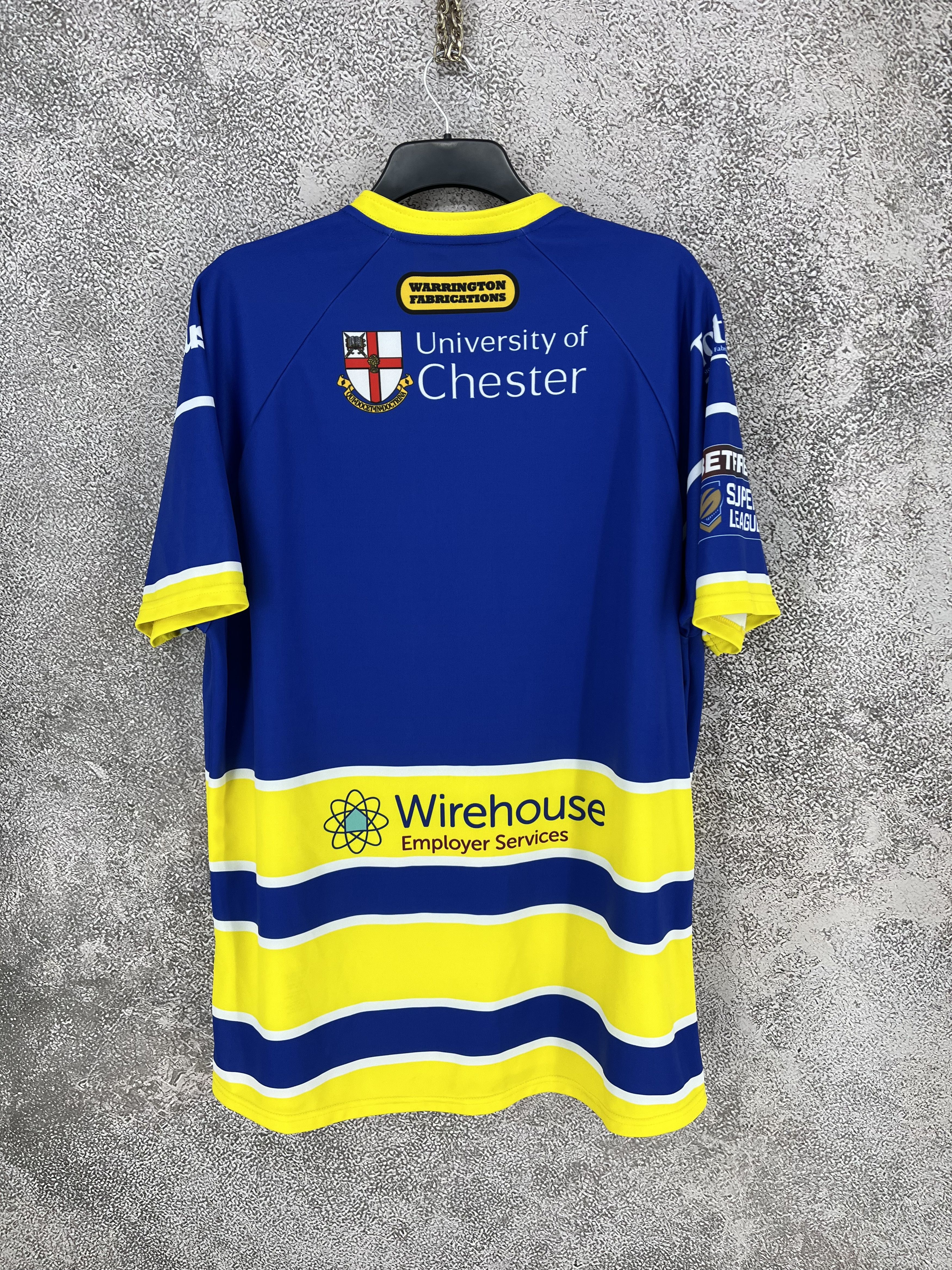 O'Neills WARRINGTON WOLVES HOME SHIRT ONEILLS JERSEY RUGBY SIZE 5XL Size US XXL / EU 58 / 5 - 10 Thumbnail