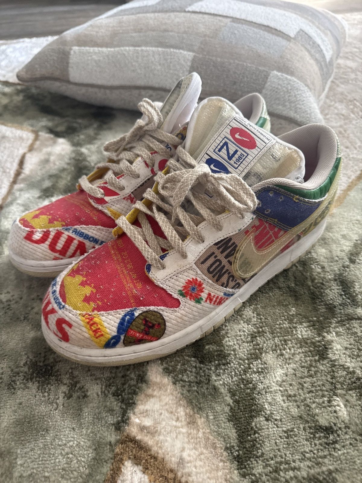 Nike Nike Dunk Low ‘City Market’ Size US 13 / EU 46 - 1 Thumbnail