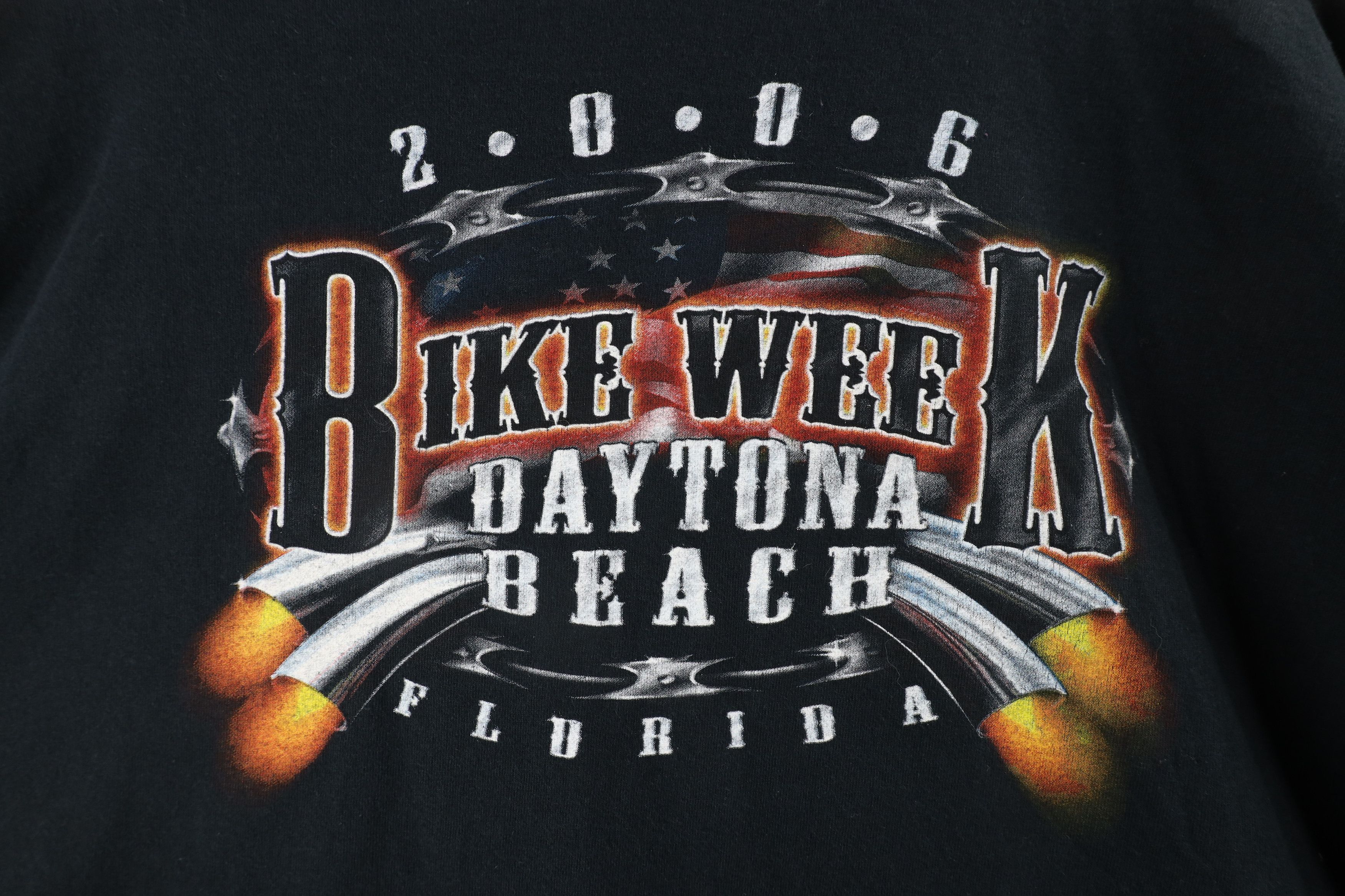 Vintage Vintage Y2K 2006 Beach Bike Week Eagle Tribal T-Shirt Black Size US XL / EU 56 / 4 - 6 Thumbnail