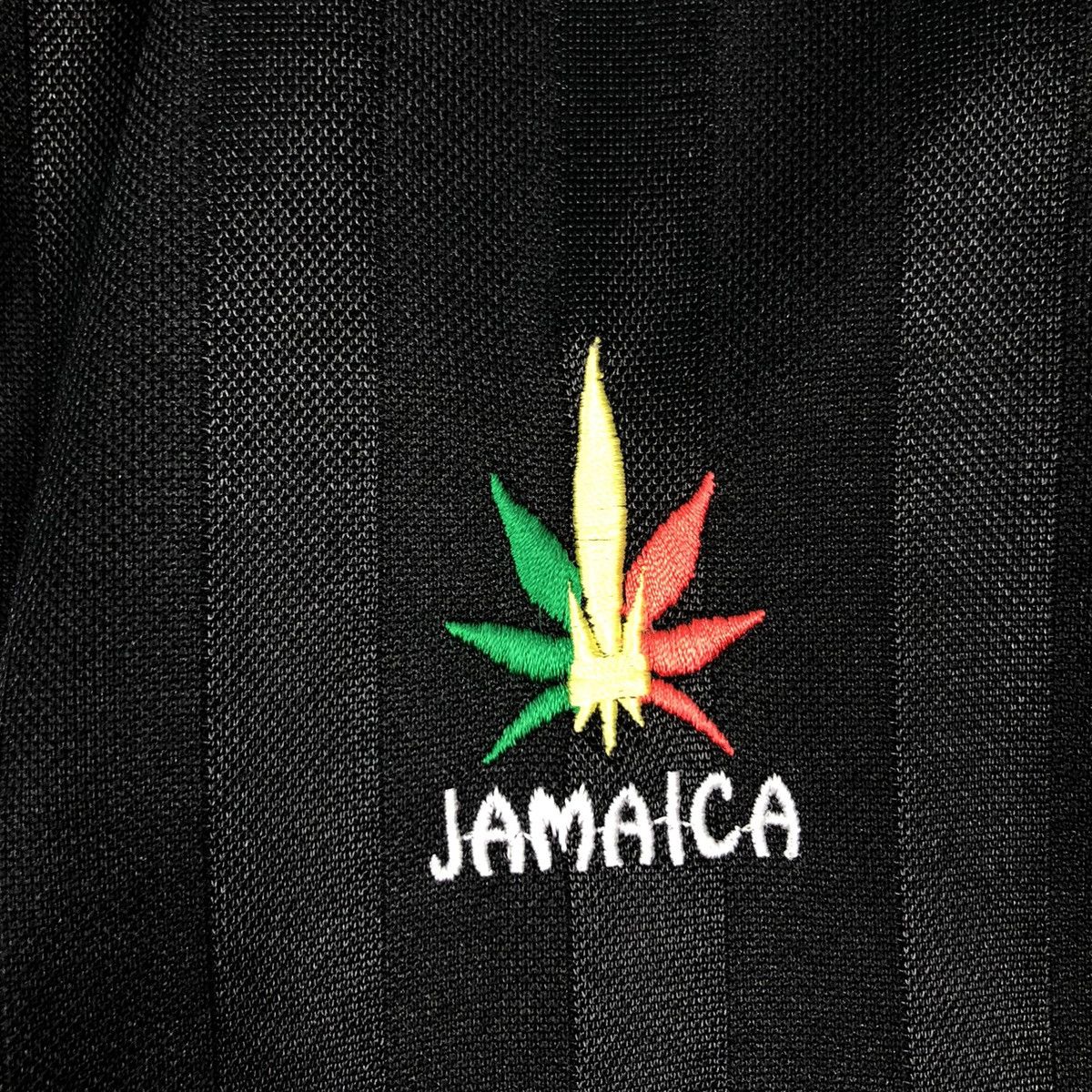 Japanese Brand × Vintage Vintage Jamaica Sweater Stripe Black Bob Marley L #A1 Size US L / EU 52-54 / 3 - 15 Thumbnail