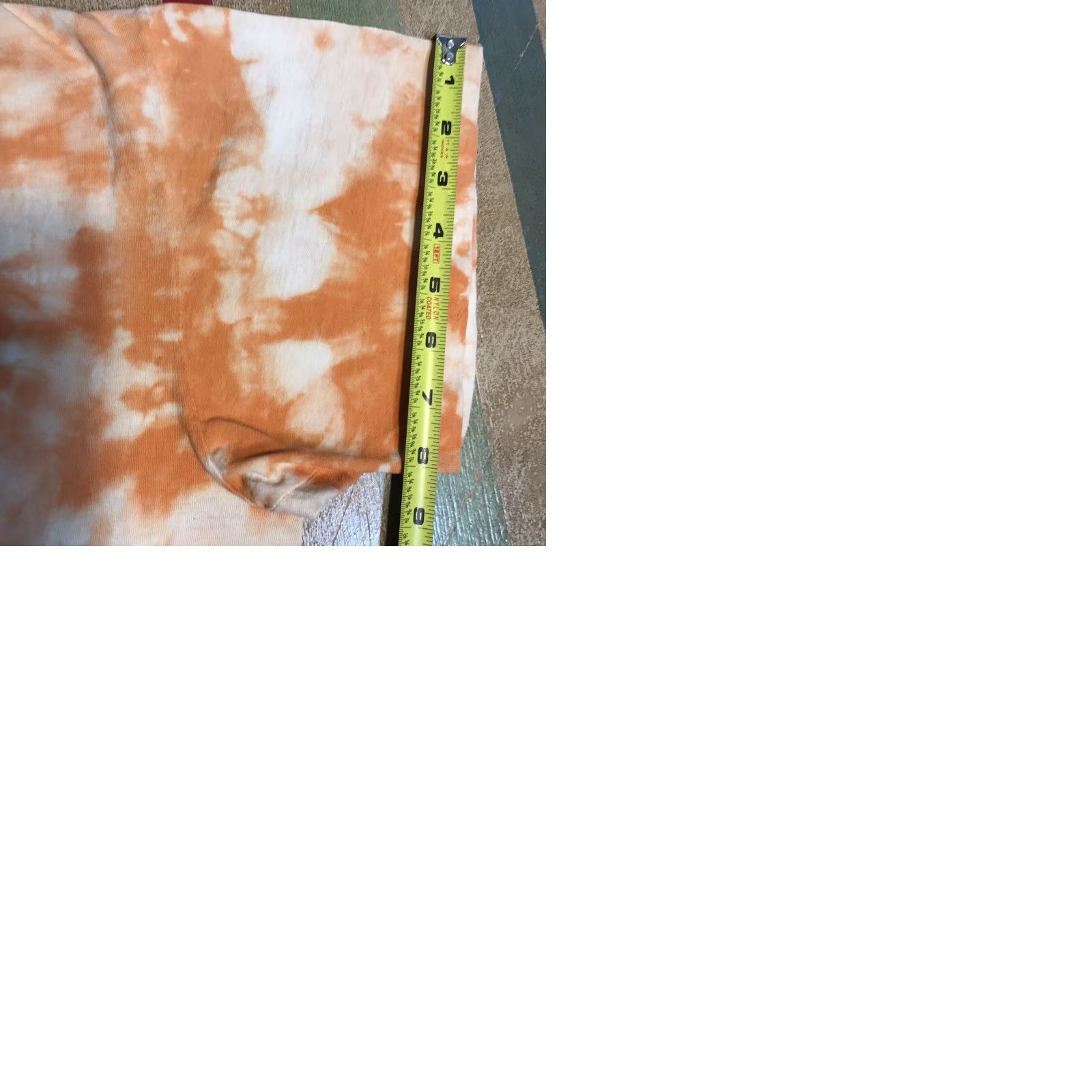 Fruit Of The Loom VINTAGE Bike To Berfest Daytona Beach 2010 Mens Tag XL T Shirt Acid Wash Orange Tie Dye Size US XL / EU 56 / 4 - 9 Thumbnail