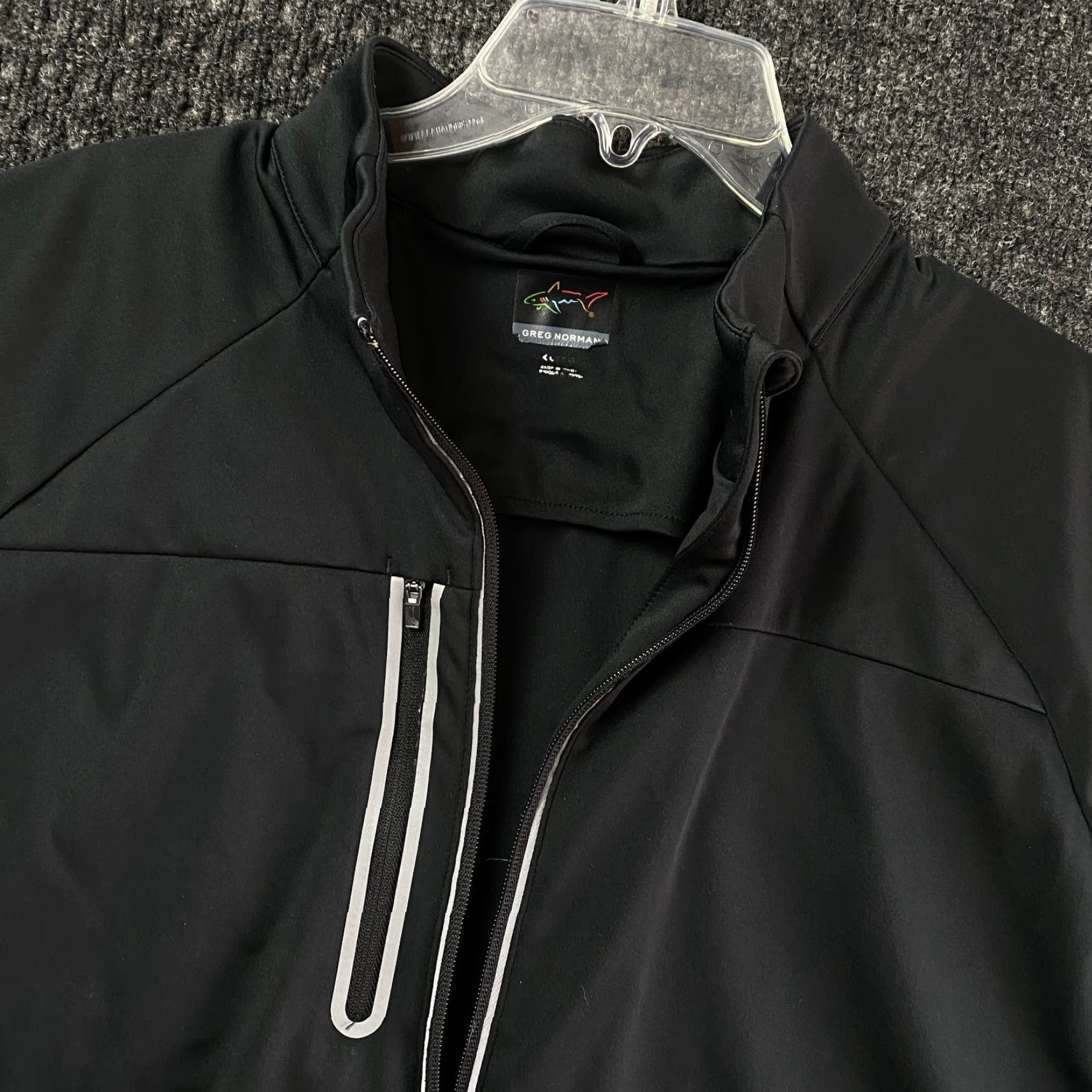 Vintage VINTAGE Men’s Greg Norman Jacket 3-in-1 Full Zip Collared XL Black Golf Casual Multi Pocket Shirt Size US XL / EU 56 / 4 - 2 Thumbnail