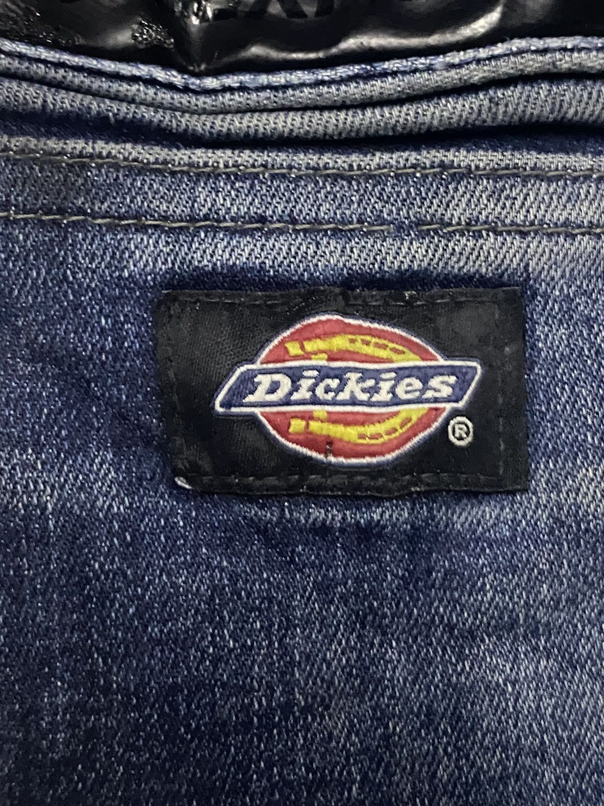 Dickies Vtg Dickies Blue Wash Double Knee Cargo Skinny Slim Jeans Size US 29 - 9 Thumbnail