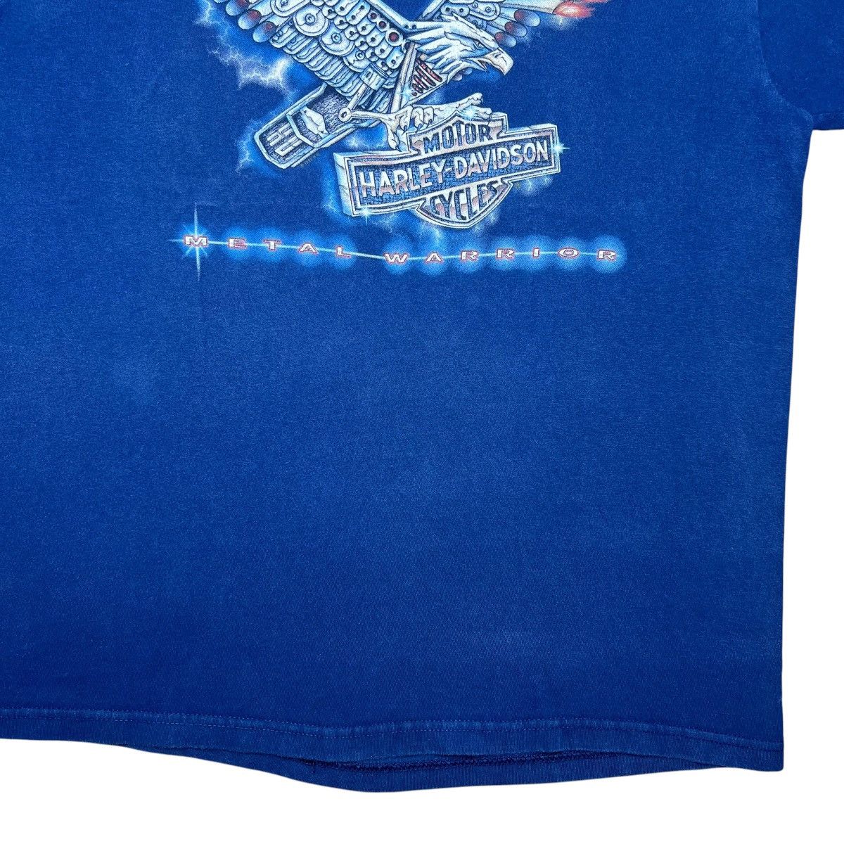 Harley Davidson 1998 Harley Davidson Metal Warrior Eagle Motorcycle T-Shirt Size US L / EU 52-54 / 3 - 8 Thumbnail