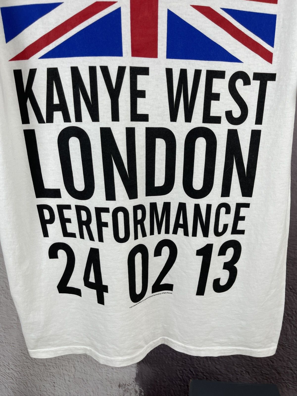 Band Tees × Gildan × Kanye West 2013 Kanye West London Performance 23 02 13 Tour T-shirt Size US M / EU 48-50 / 2 - 9 Thumbnail