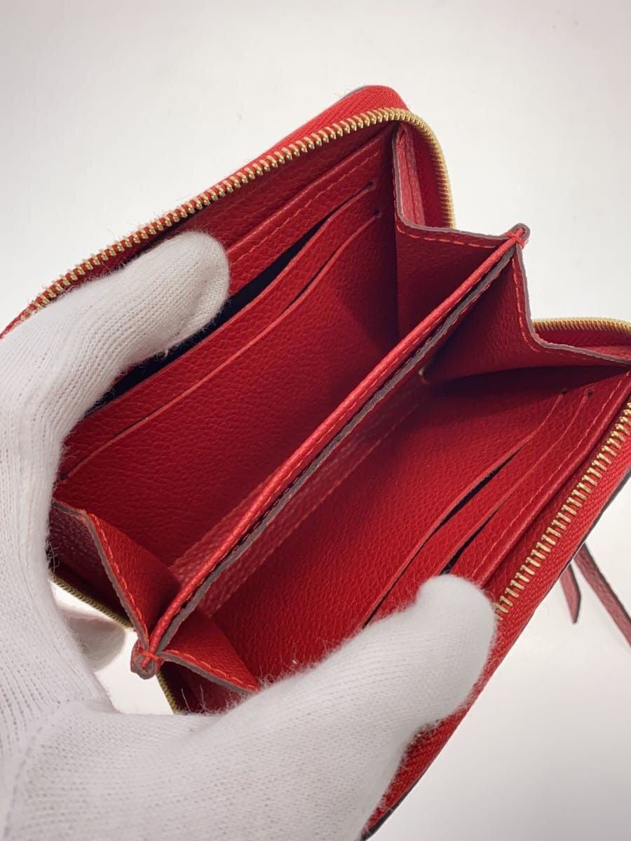 Louis Vuitton Louis Vuitton Monogram Empreinte Zippy Coin Purse Red Size ONE SIZE - 4 Thumbnail