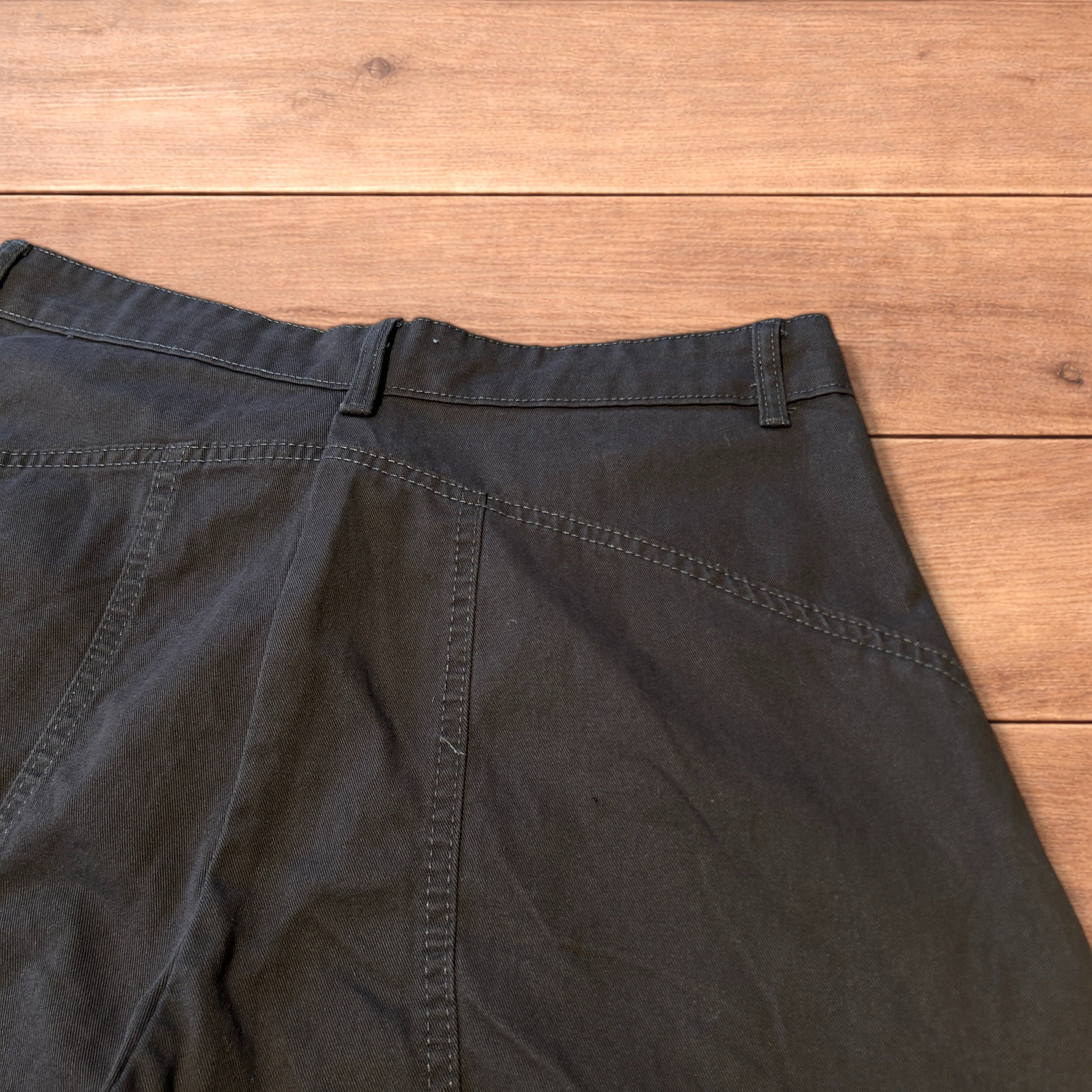 Japanese Brand Vintage Military style baggy wide leg trousers in grey. Size US 36 / EU 52 - 4 Thumbnail