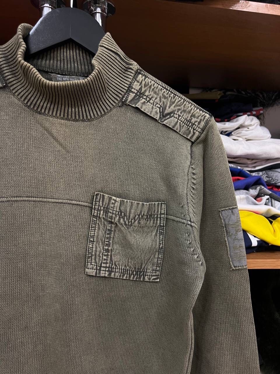 Diesel × Vintage Vintage Diesel style distressed y2k sweater Size US M / EU 48-50 / 2 - 6 Thumbnail