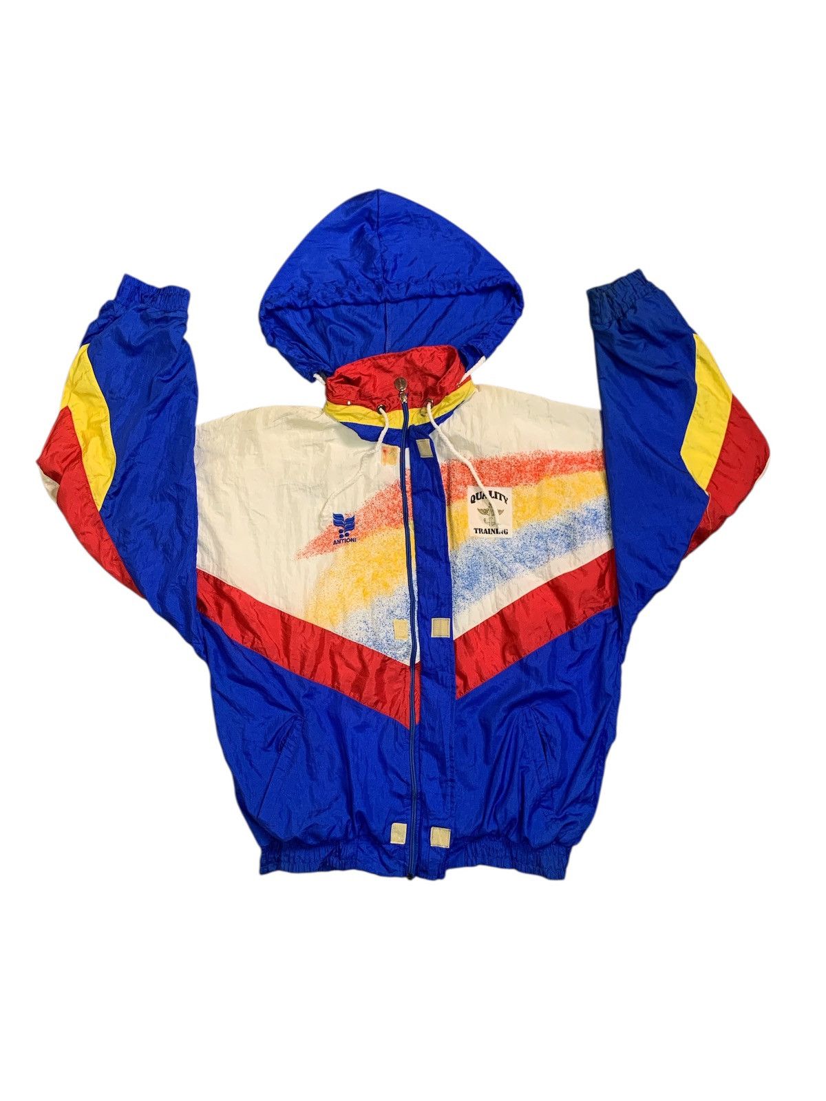 Italia Independent Rare Design Vintage Antioni Quality Training Light Jacket Size US L / EU 52-54 / 3 - 4 Thumbnail