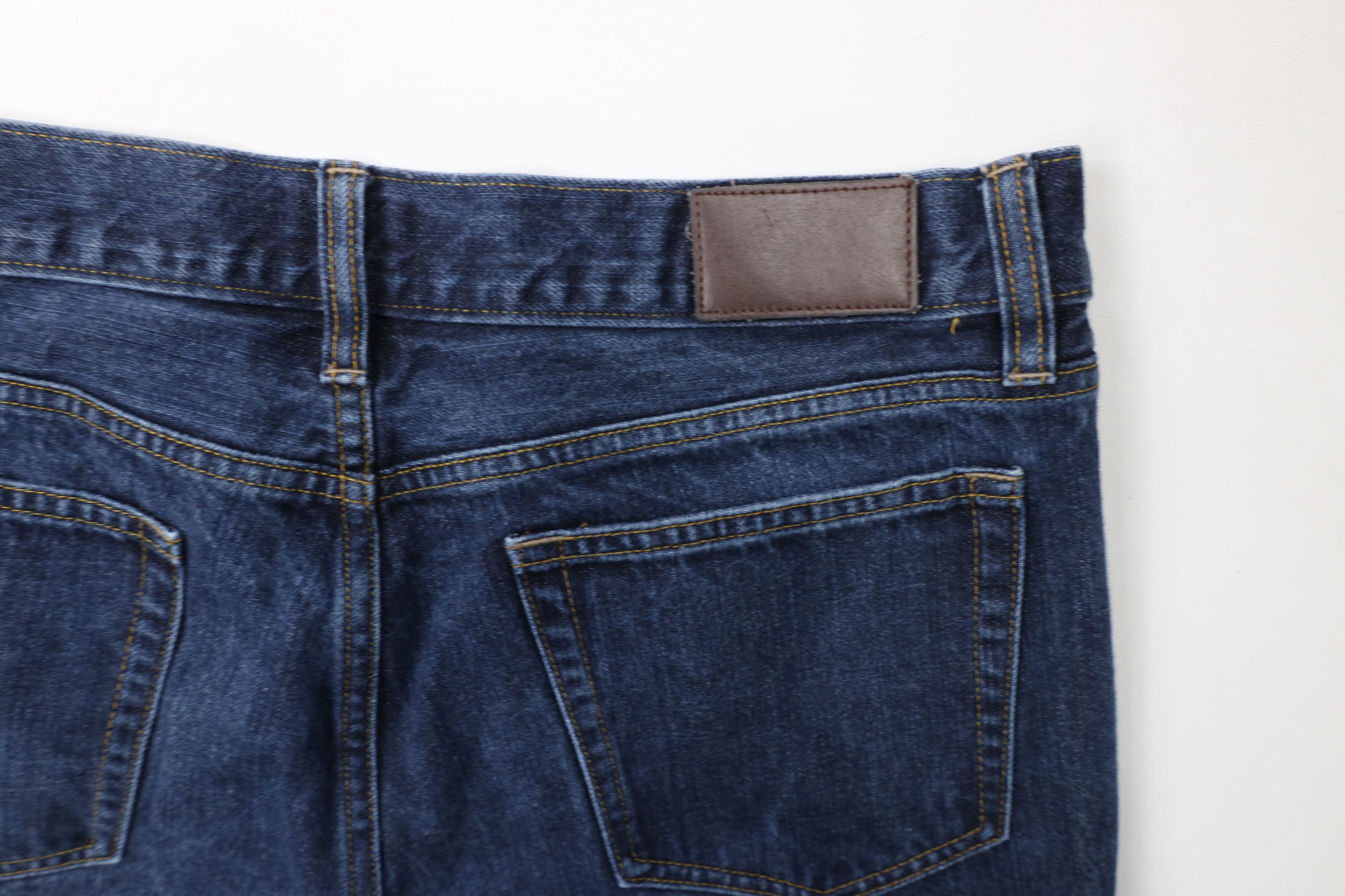 J.Crew × Vintage J Crew Driggs Slim Fit Straight Leg Denim Jeans Blue Cotton Size US 33 - 12 Thumbnail