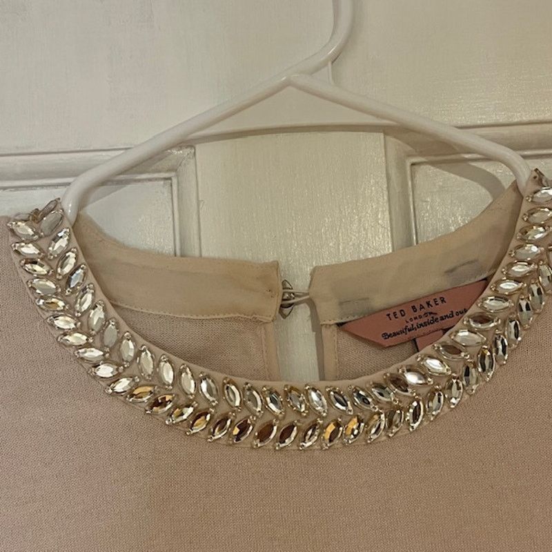 Ted Baker Ted Baker Women's Jewelled Collar - Blush Pink - Size 3 UK Size S / US 4 / IT 40 - 6 Thumbnail