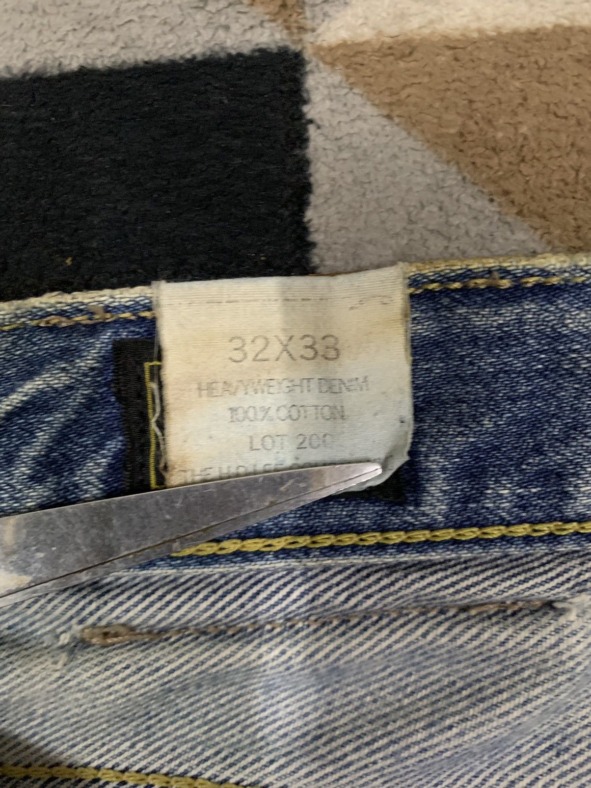 Lee Vintage 90s Lee Riders Rusty Mud Wash Baggy Distressed Jeans Size US 32 / EU 48 - 19 Thumbnail