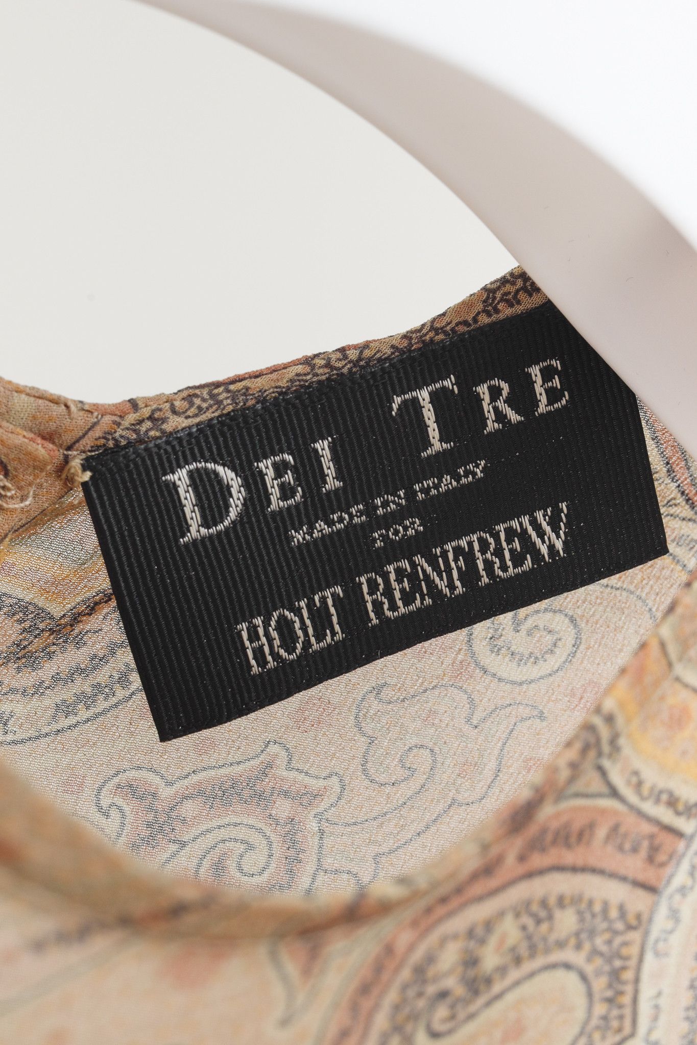 Other Dei Tre for Holt Renfrew Browns Paisley Silk Tank Size L / US 10 / IT 46 - 6 Thumbnail