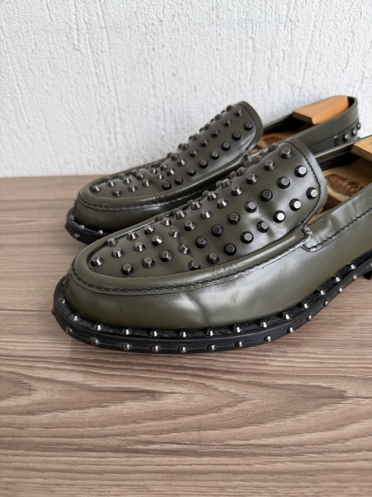 Prada 🔋❗️ Archival 🕷️Studded loafers Size US 10 / EU 43 - 5 Thumbnail