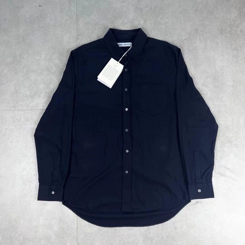 Our Legacy our legacy23aw Classic Shirt Black Shirt 2503-Nextarrow Size US L / EU 52-54 / 3 - 1 Thumbnail
