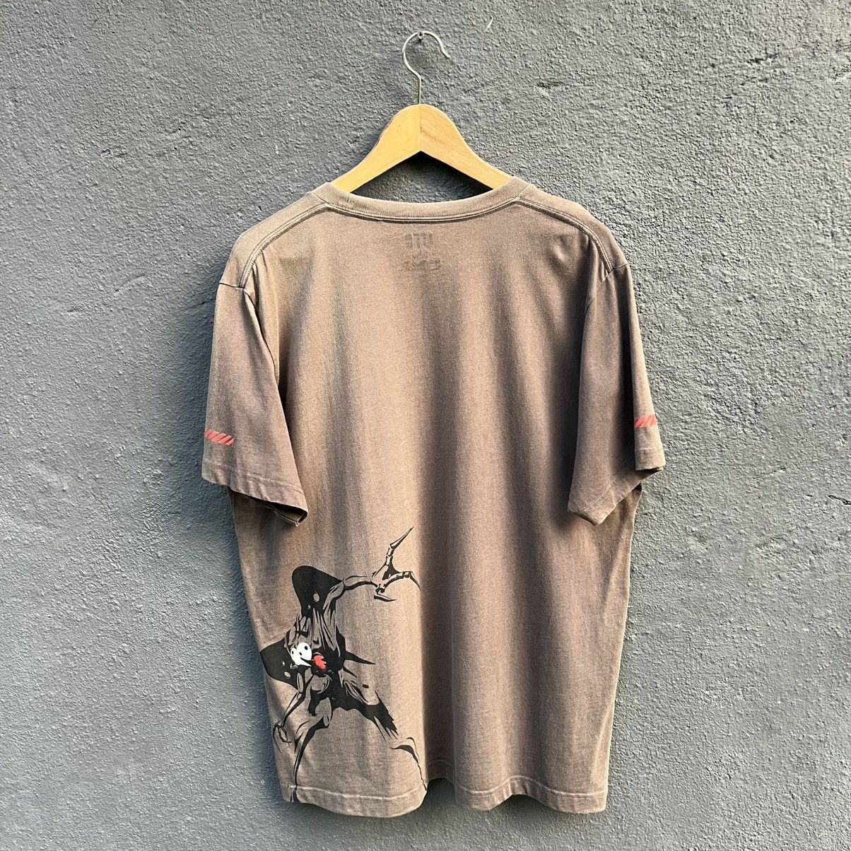 Thrashed Faded Evangelion X Uniqlo Anima Tee