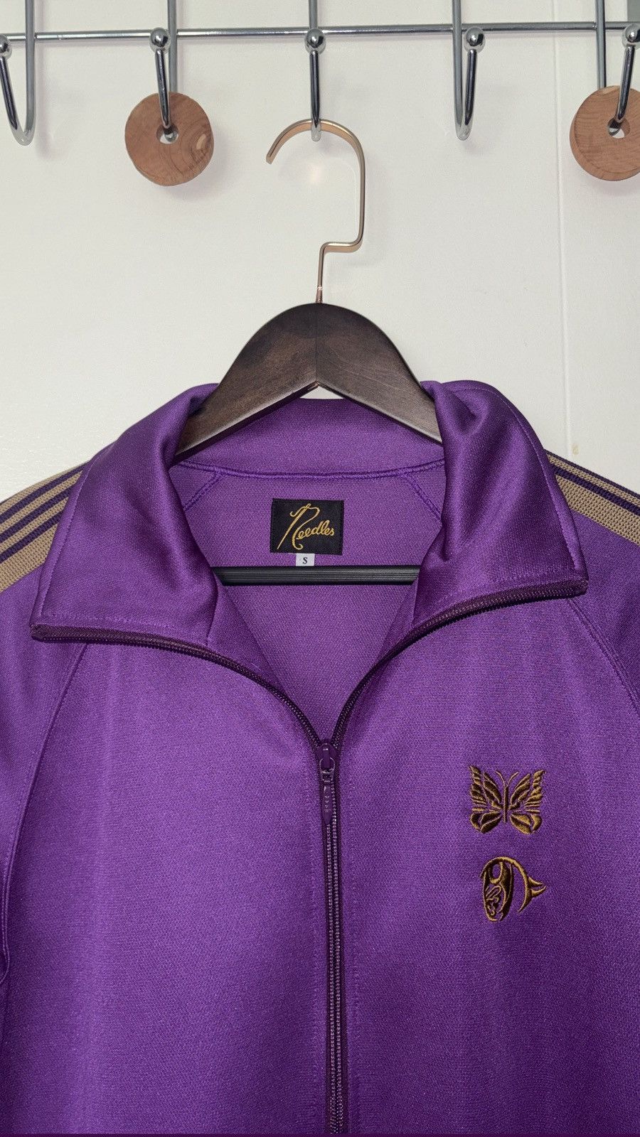 Kith × Needles Needles Kae Tanaka Poly Smooth Track Jacket Size US S / EU 44-46 / 1 - 3 Thumbnail