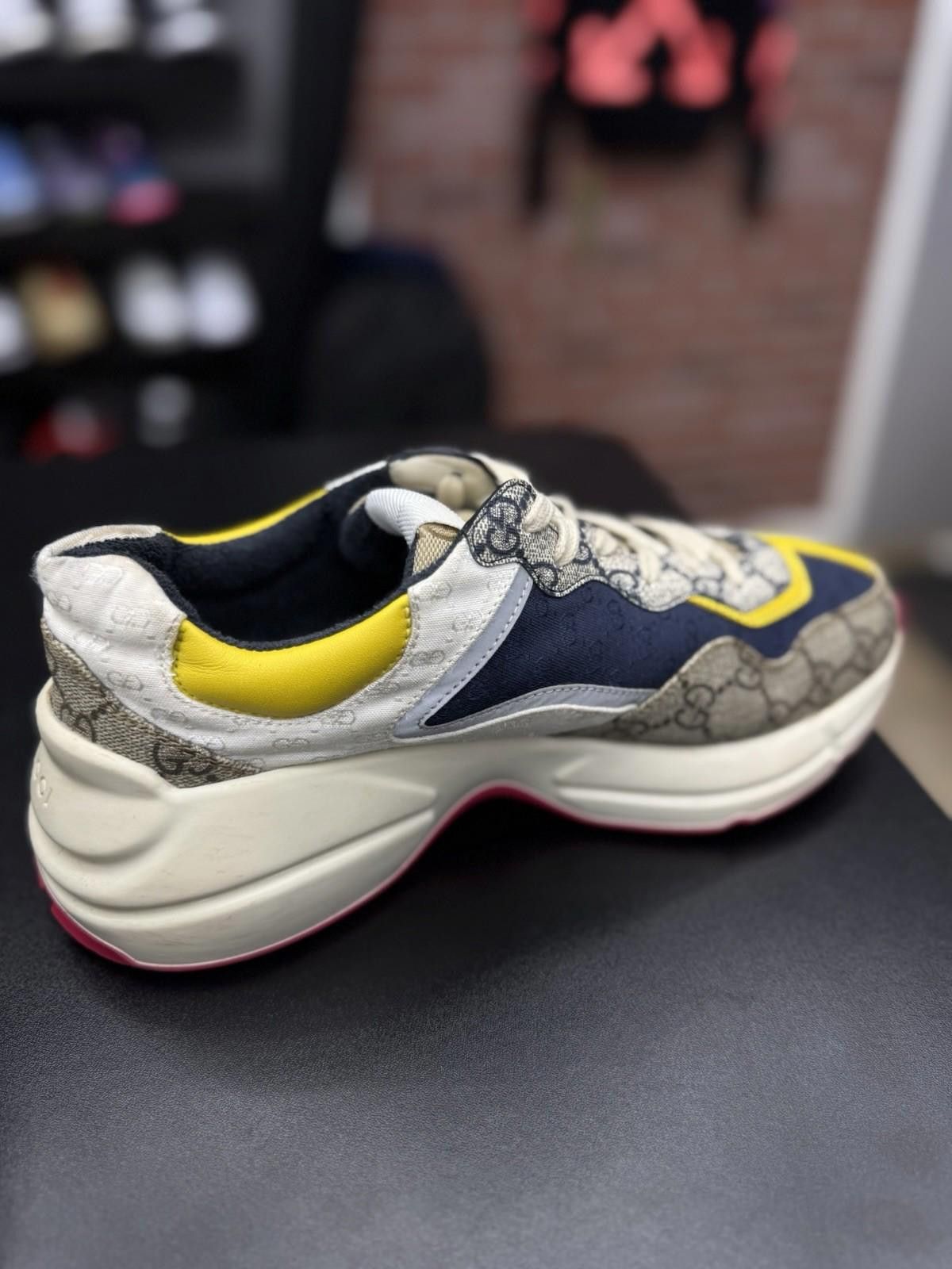 Gucci Size 6.5US/6+G - Gucci Rython GG Multi Color Sneakers Women Size US 6.5 / IT 36.5 - 7 Thumbnail