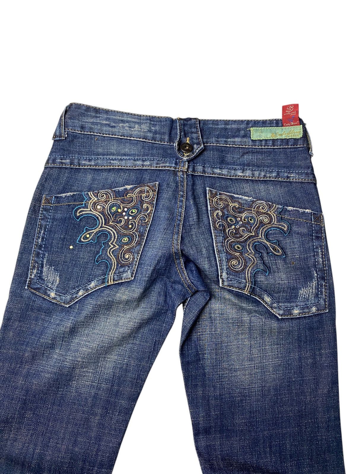 Hysteric Glamour 2000's Cody Blue Tribal Flared Jeans Size US 26 / EU 42 - 6 Thumbnail