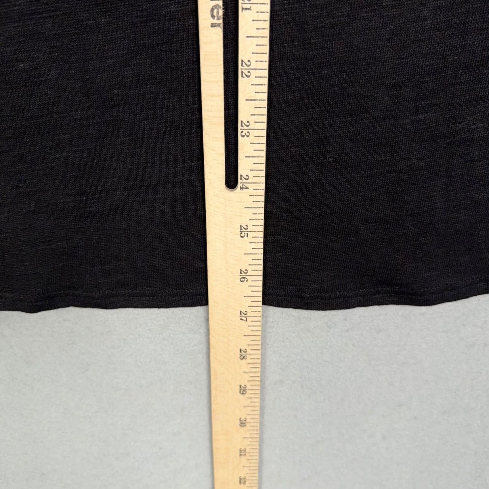 Vince Vince Blouse Womens S Black Silk Linen Leather Trim Crew Neck Cap Sleeve Top Size S / US 4 / IT 40 - 7 Thumbnail