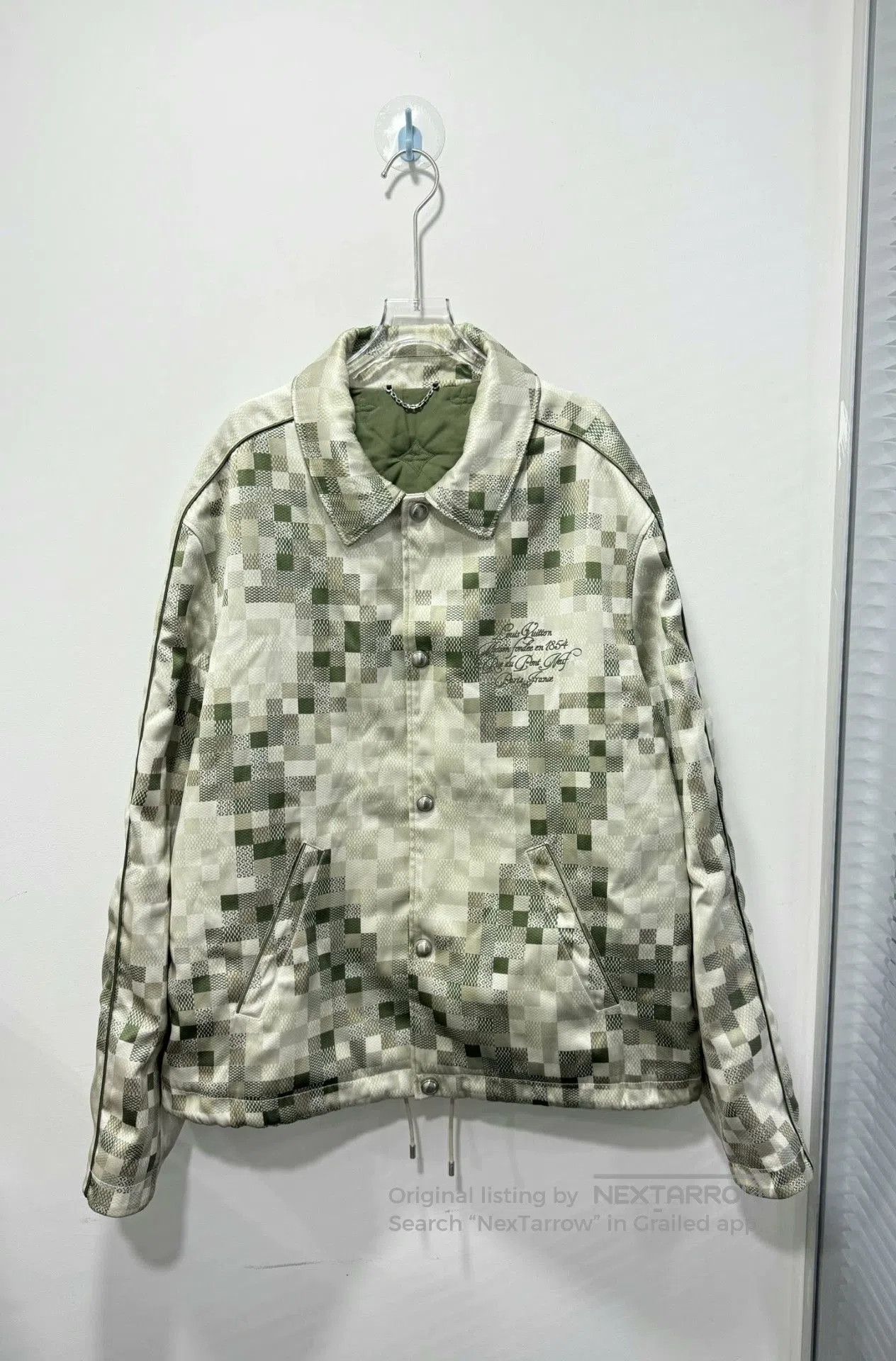 Louis Vuitton Louis Vuitton Camouflage Check Print Jacket. Size US XL / EU 56 / 4 - 1 Thumbnail