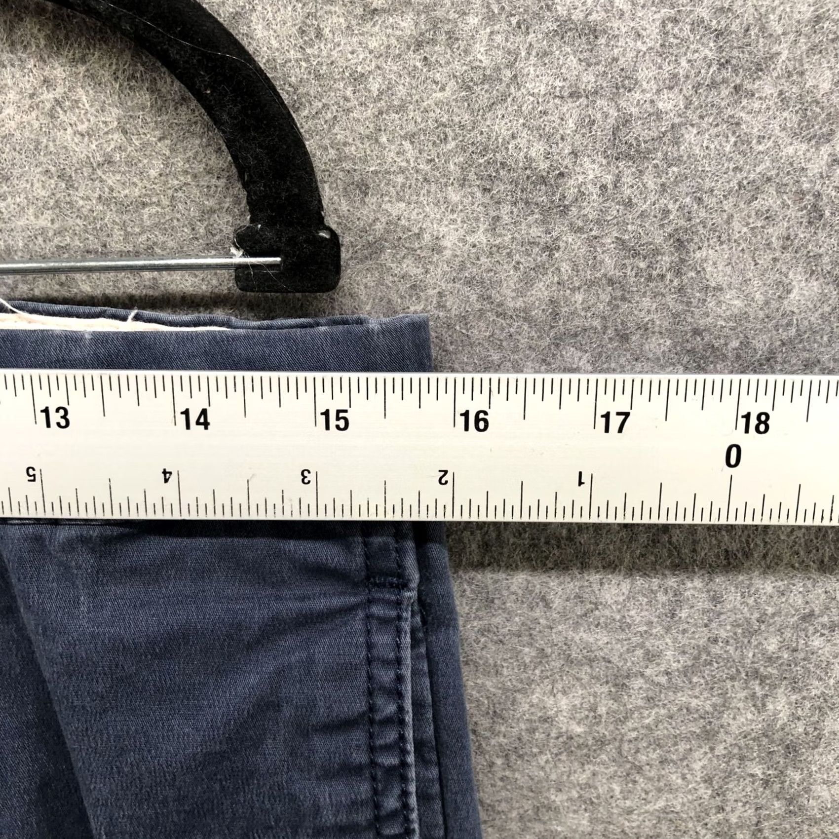 Zara Zara Slim Chino Pants Mens 31x33 Navy Blue Flat Front Flat Front Chino Pants Slim Fit 31 Mens Blue Zara Pants Men Size US 31 - 7 Thumbnail