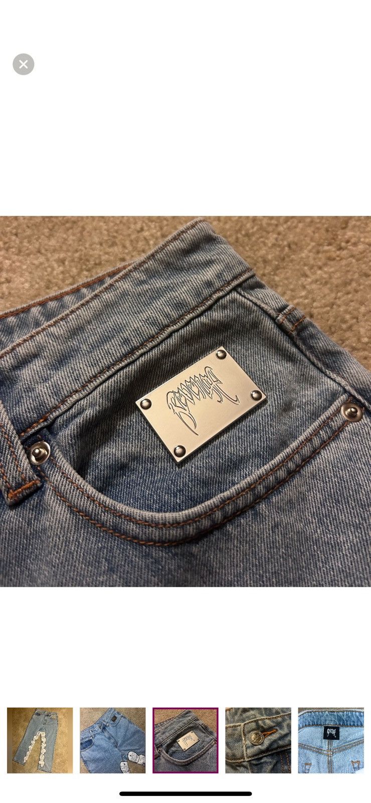 Revenge Revenge Skull Jeans Size US 32 / EU 48 - 3 Thumbnail