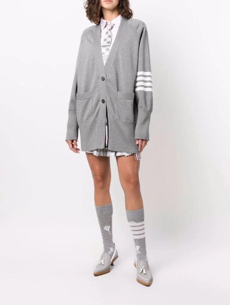 Thom Browne Thom Browne Knitted cardigan Size US M / EU 48-50 / 2 - 2 Thumbnail