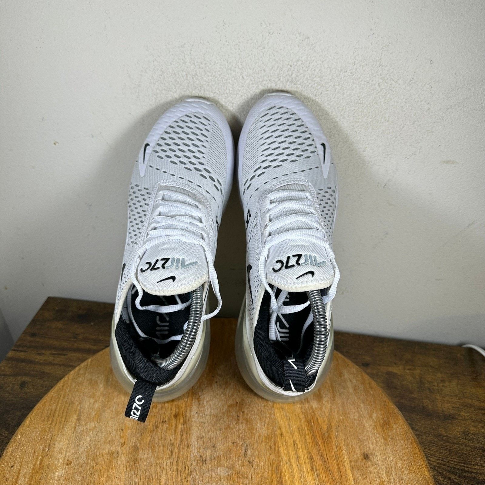 Nike Nike Air Max 270 Men's White Black Shoes AH8050-100 US 8 Size US 8 / EU 41 - 3 Thumbnail