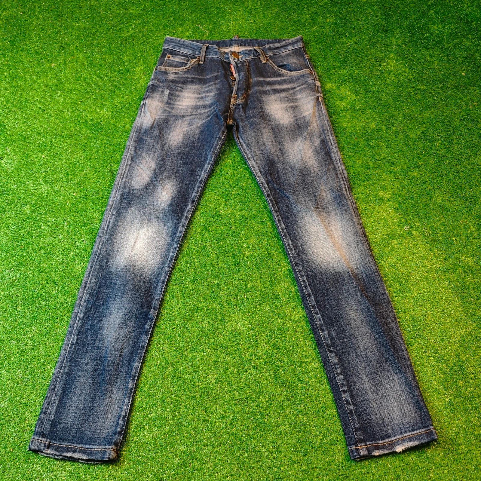 Dsquared2 Dsquared2 Jeans Mens 42 blue slim Canada washed button Size US 42 / EU 58 - 1 Thumbnail