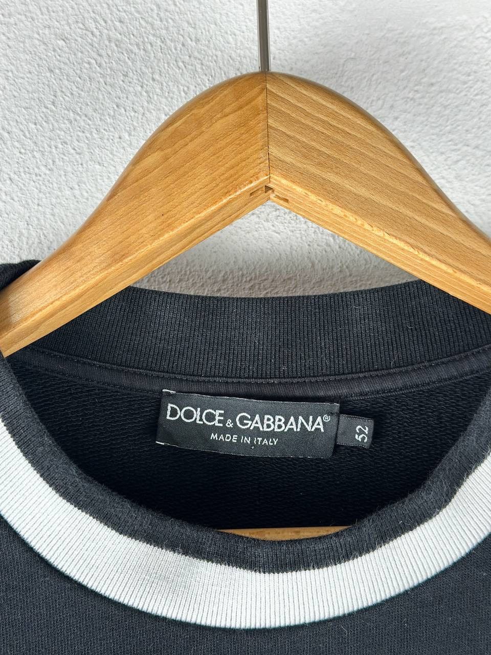 Dolce & Gabbana Dolce Gabbana Black Sweatshirt, Size 52/L Size US L / EU 52-54 / 3 - 6 Thumbnail