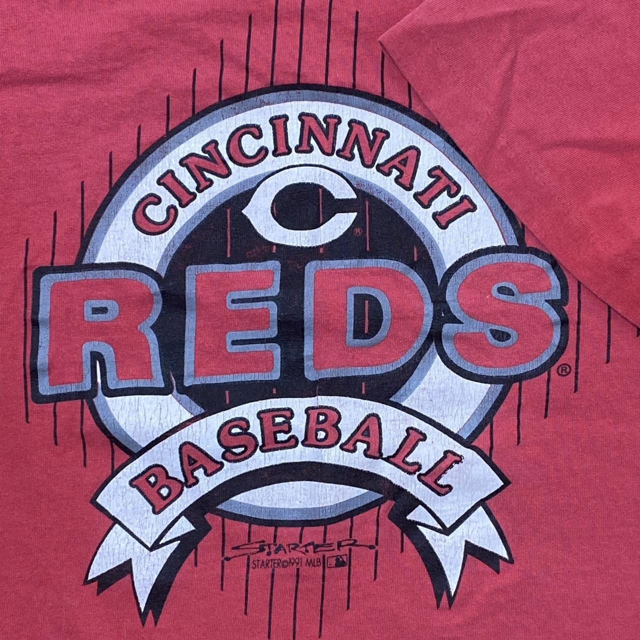 Starter Vintage MLB Cincinnati Reds 1991 Faded Red Tee Size Large Size US L / EU 52-54 / 3 - 3 Thumbnail