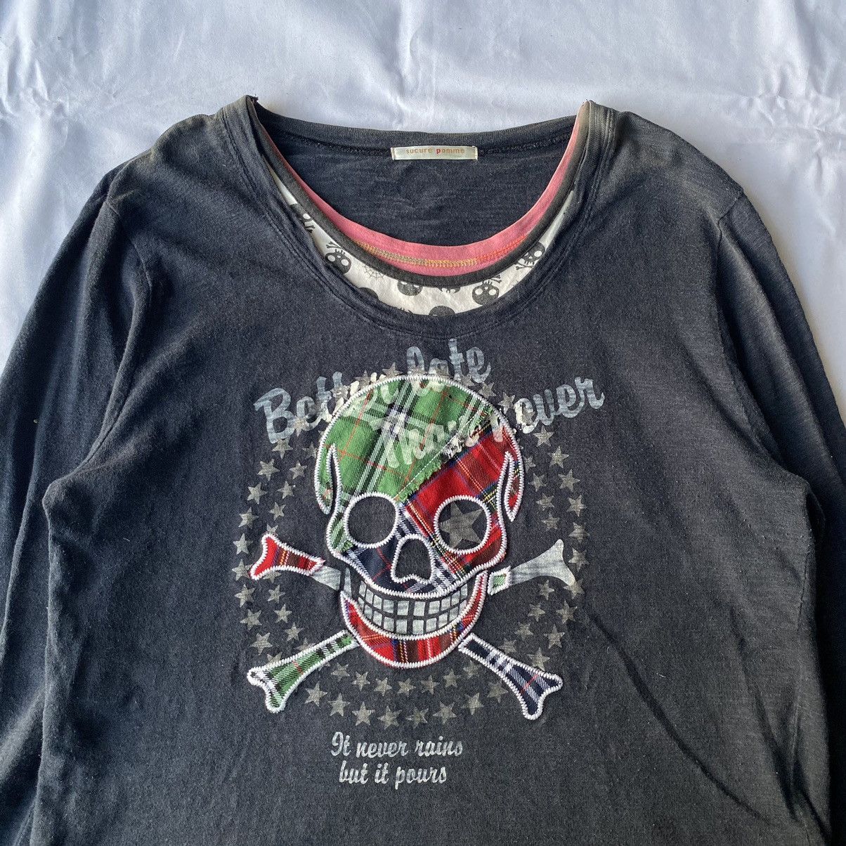 Beauty Beast × Hysteric Glamour × Japanese Brand Y2K Edgy Punk and Rock Skull Distressed Layered Style Size US L / EU 52-54 / 3 - 5 Thumbnail