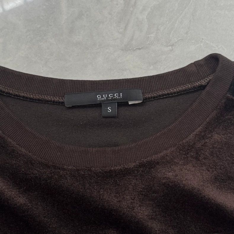 Gucci Gucci Velvet fashion sweatshirt Size S / US 4 / IT 40 - 4 Thumbnail