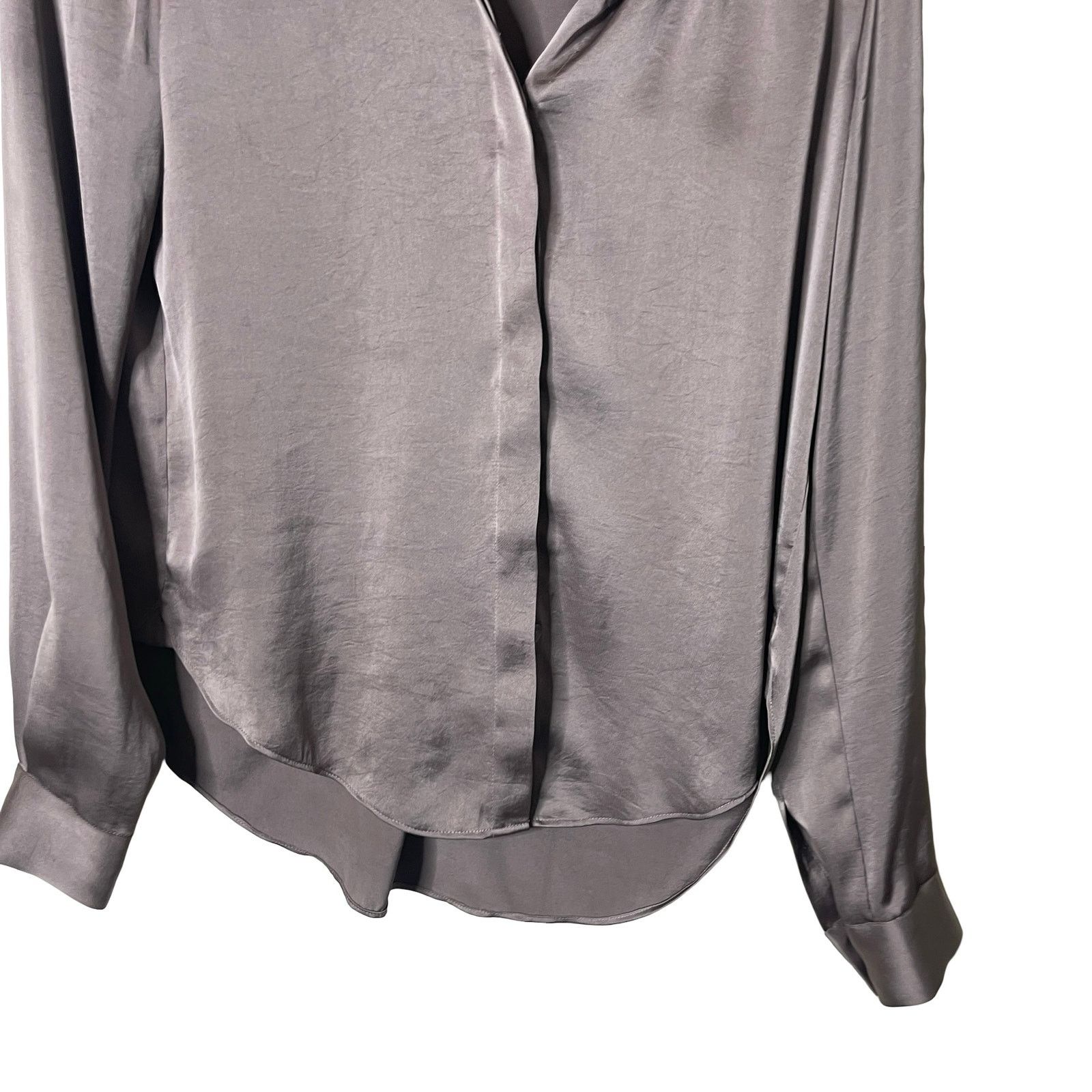 Other Larkin Hughes Perry perfect button down silk shirt taupe XS Size XS / US 0-2 / IT 36-38 - 7 Thumbnail