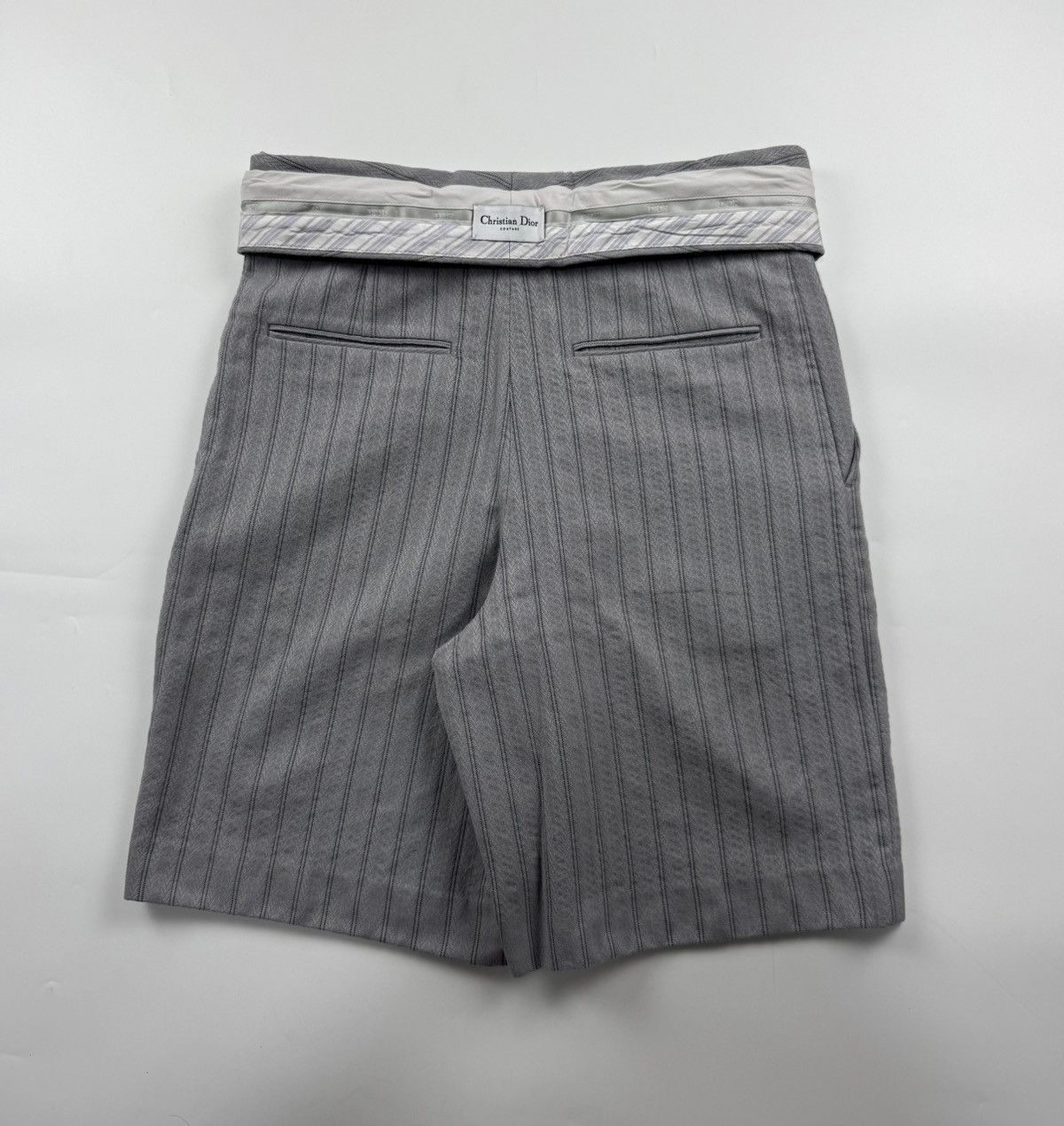 Dior Dior S/S’23 Jacquard High Waist Wool Shorts Size US 32 / EU 48 - 3 Thumbnail