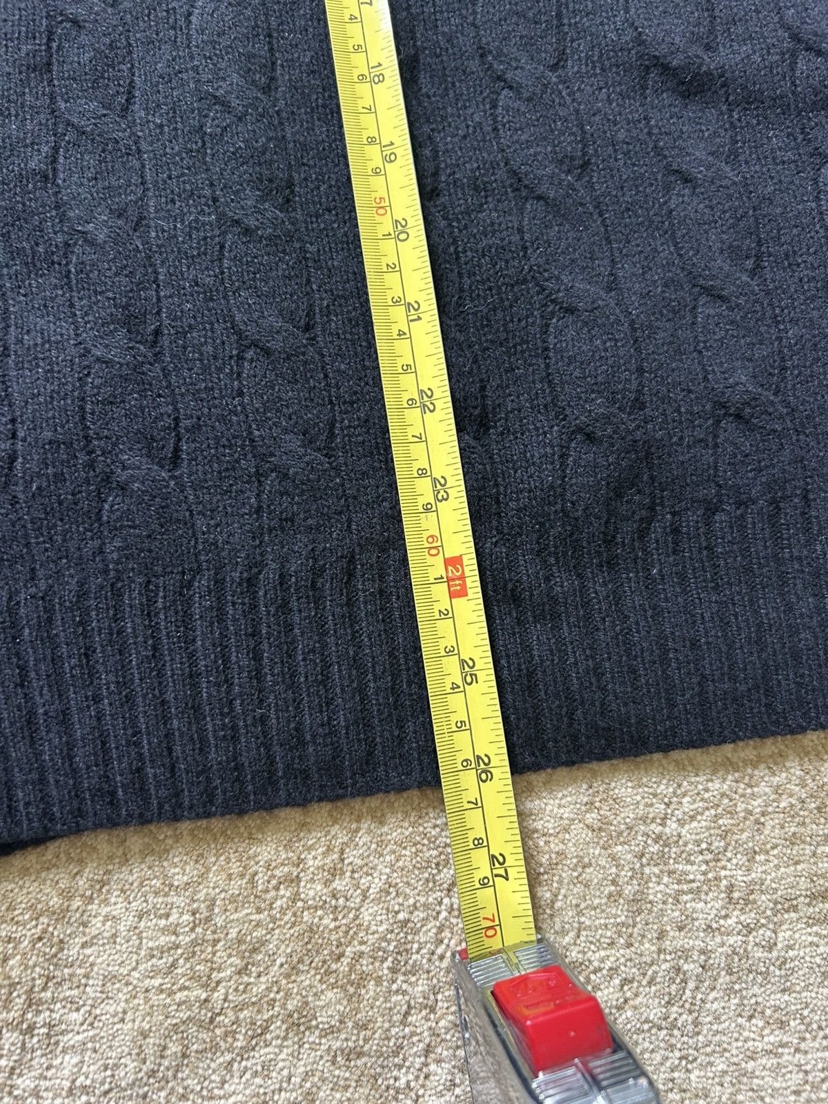 Polo Ralph Lauren Vintage Polo Ralph Lauren Merino Wool Cable Knit Sweater Size US XL / EU 56 / 4 - 9 Thumbnail