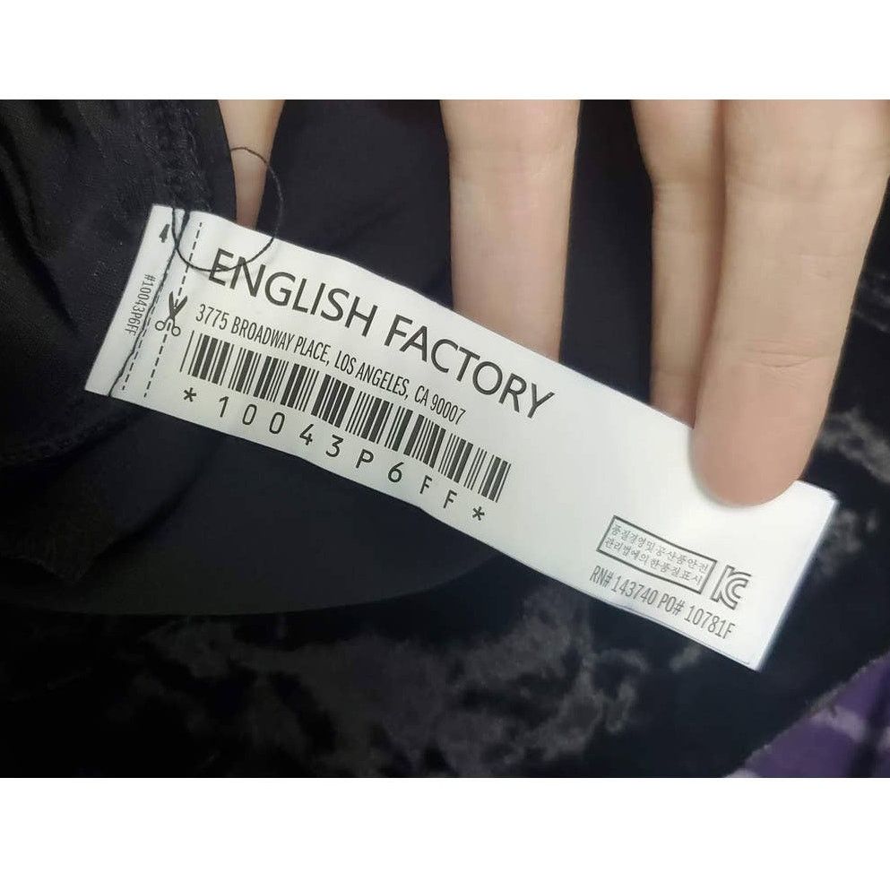 English Factory English Factory Black Soft Velvet Culottes / Wide Leg Capri Size 24" / US 00 / IT 34 - 9 Thumbnail